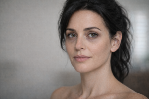 עיגולים שחורים מתחת לעיניים לפני טיפול